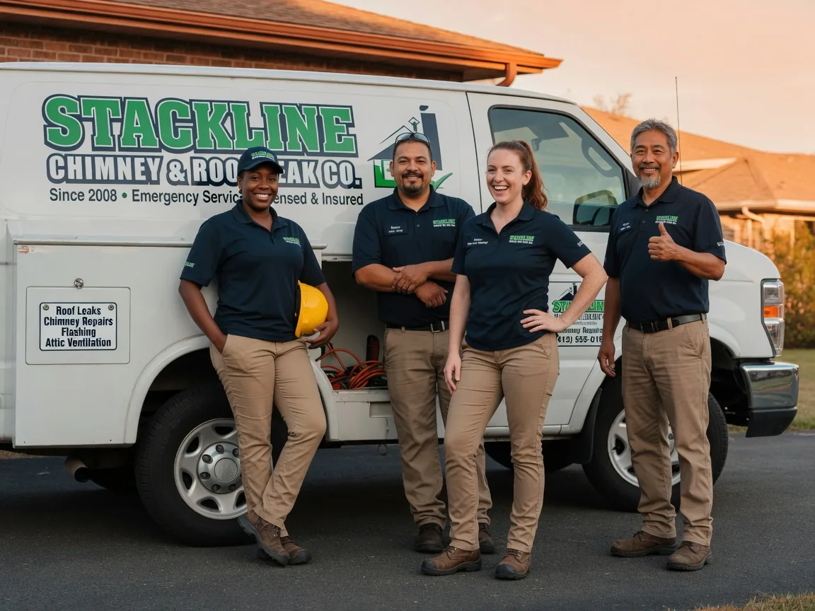 Chimney flashing repair company in Kure Beach, NC